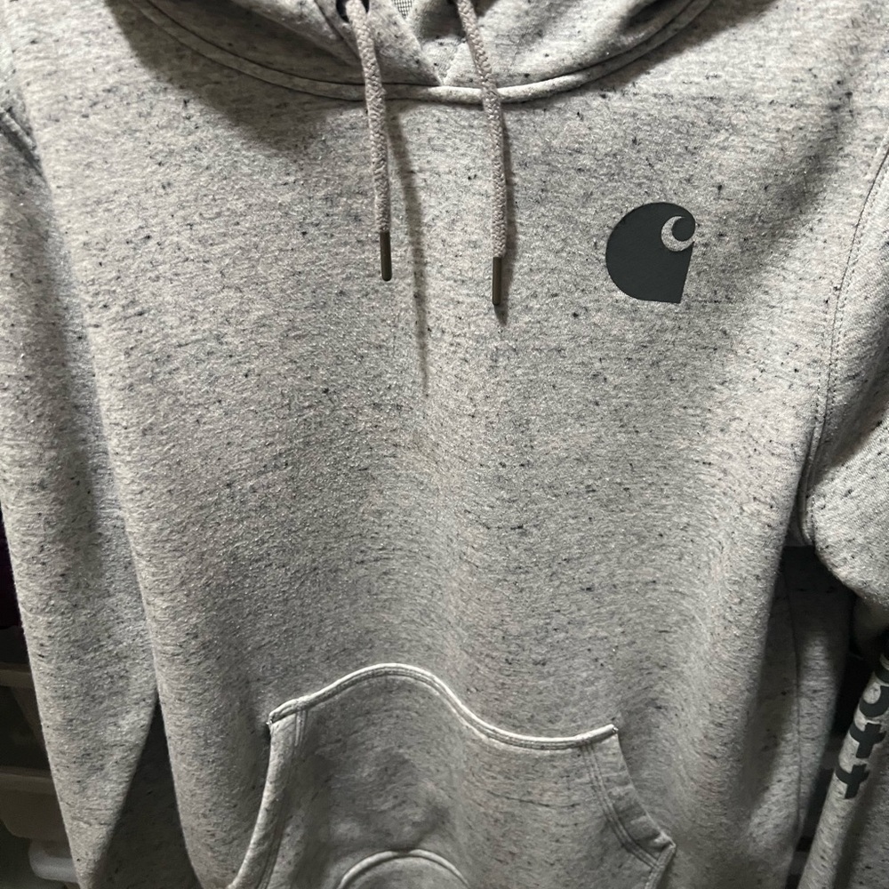 Carhartt womens Heather Gray Hoodie